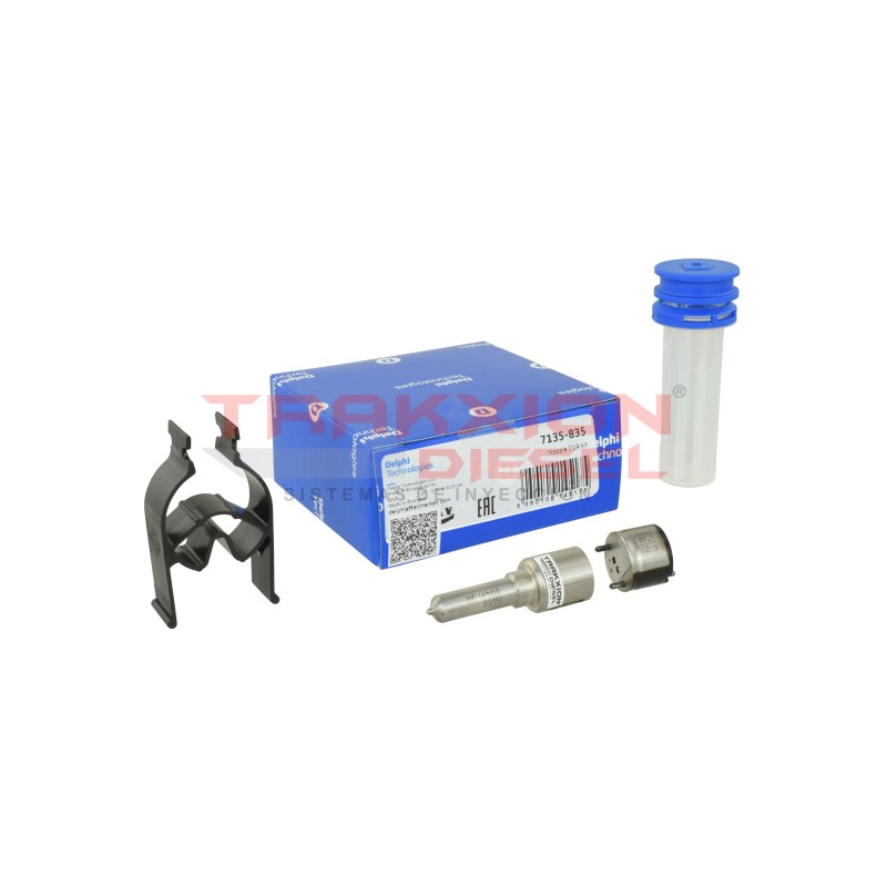 Kit 7135-835 de válvula 28475605 y tobera de inyector Diesel 28565337 04L130277BB para Crafter 17-21, Transporter 15-23, 2.0 TDI