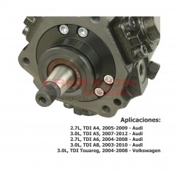 Bomba de alta presión diesel CP1 Q7 3.0L TDI Audi 2006-2008 & Touareg 3.0L TDI Volkswagen 2004-2008