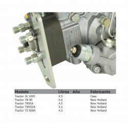 Bomba de inyección VE Diesel Bosch 0460424306 para Case, Iveco, New Holland, 2856924, 504026195, 504063452, 504113228, 504215214