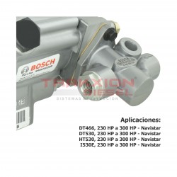 Bomba de alta presión de aceite Bosch HP020X, R98620020X para DT466E, I530E, HT530 Navistar 230-300 HP, 1830177C92, 1842722C91