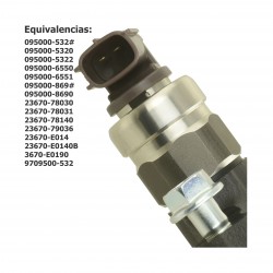 Inyector Diesel Denso para Hino 300, motor N04C-TF, N04C-TQ, 95000-532, 095000-5320, 095000-5321, 23670-E0140