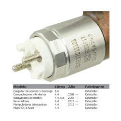 Inyector Diesel para Compactador de Pavimento CB-44 a CW-34, Generador LC30XX, Retroexcavadora 430E 450E, Caterpillar, 320-0680