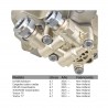 Bomba de inyección Diesel CP3 Bosch para Case y New Holland, 0445020223, B413030567, 47582622, 47669601, 5801633945