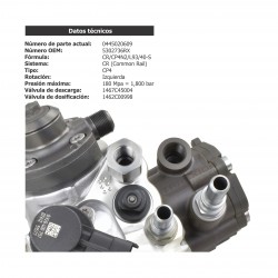 Bomba de inyección de alta presión Diesel CP4 Bosch para 6.7 QSB Cummins, 0445020609, 0445020615, 5302736, 5529762, 5529762000