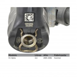 Inyector Diesel CRIN Bosch para 6.6 Duramax, 2500, 3500 Silverado, Chevrolet y 2500, 3500 Sierra, GMC, 0445120042, 97780358