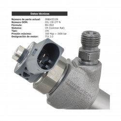 Inyector Diesel CRI Bosch para Passat 2.0 TDI Volkswagen, 2011-2014, 0445110429, 0445110437, 0986435190, 03L130277N, 03L130277R