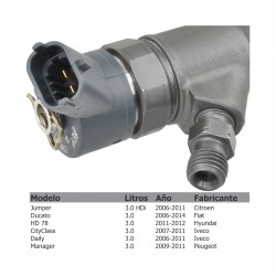 Inyector Diesel CRI Bosch para Manager 3.0 Peugeot, 2006-2011, 0445110247, 0445110248, 0986435163, 1984G8, 504088823